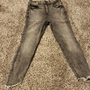 Distressed Jean leggings